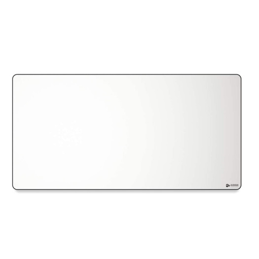 Glorious XXL Extended Gaming Mouse Mat/Pad - Large, Wide (XXL Extended) White Cloth Mousepad, Stitched Edges | 45.72 x 91.44cm (GW-XXL)